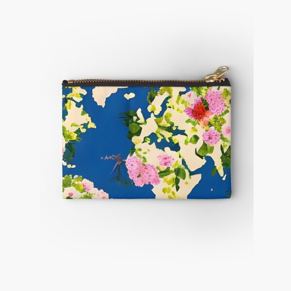 Item preview, Floral World Map designed and sold by gramizzia.
