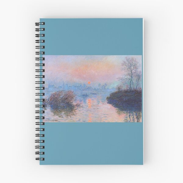 Item preview, Claude Monet, "Sunset, Seine at Lavacourt, winter effect", 1880 designed and sold by dSquared1801.