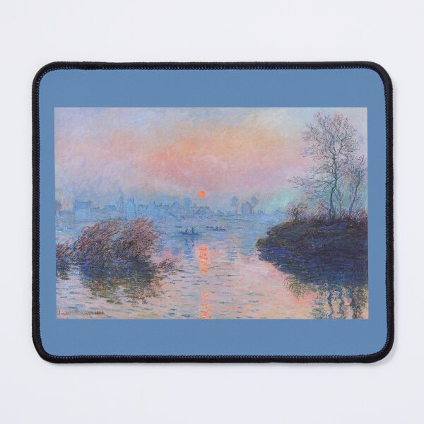 Item preview, Claude Monet, "Sunset, Seine at Lavacourt, winter effect", 1880 designed and sold by dSquared1801.