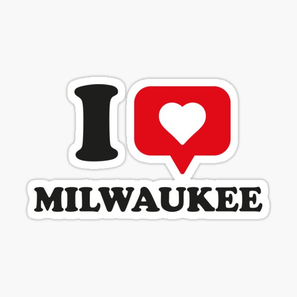 Item preview, I Love Milwaukee, I Heart Milwaukee, Hometown Milwaukee, Wisconsin designed and sold by Danylo Mikhnievych.