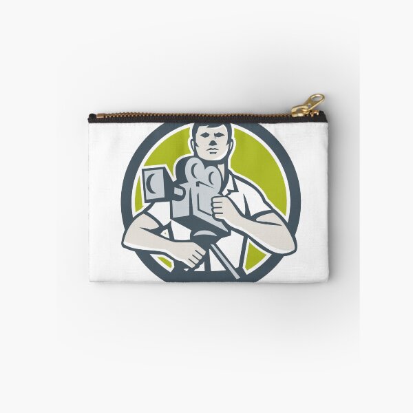 Item preview, Cameraman Film Crew HD Camera Video Front Retro designed and sold by patrimonio.