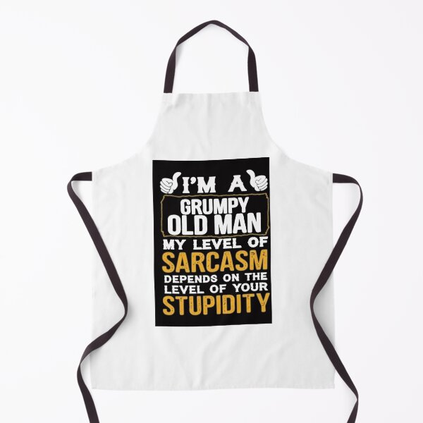 Item preview, I Am a Grumpy Old Man, Your Stupidity designed and sold by Rowena Jones.