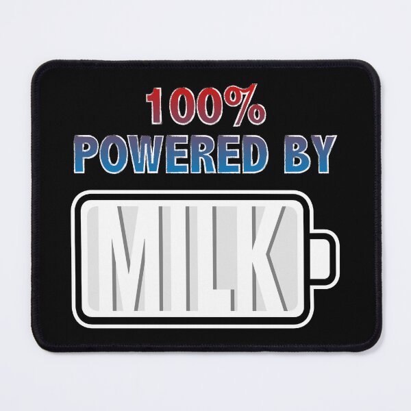 Item preview, 100% Powered By Milk designed and sold by Moodific.