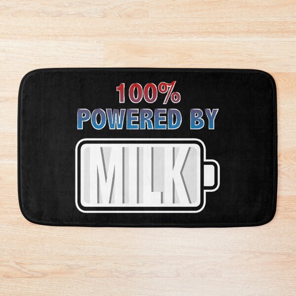 Item preview, 100% Powered By Milk designed and sold by Moodific.