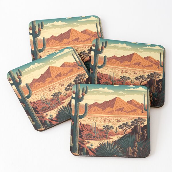 Item preview, Arizona Desert Phoenix Nature Art designed and sold by UncannyCanvas.