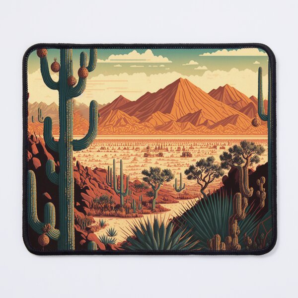 Item preview, Arizona Desert Phoenix Nature Art designed and sold by UncannyCanvas.
