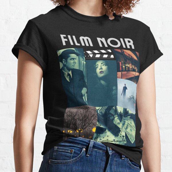 Film Noir: celebration of old movies Classic T-Shirt