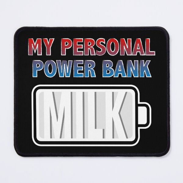 Item preview, My Personal Power Bank - Milk designed and sold by Moodific.