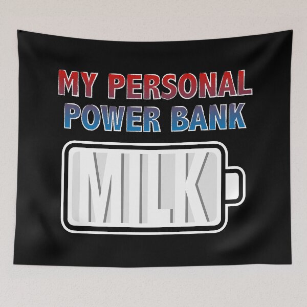 Item preview, My Personal Power Bank - Milk designed and sold by Moodific.