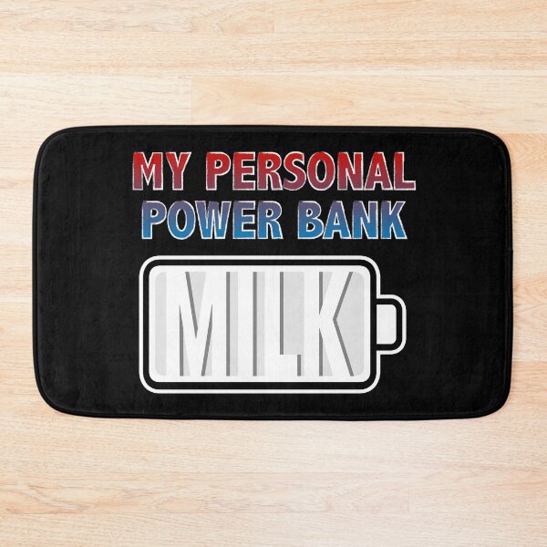 Item preview, My Personal Power Bank - Milk designed and sold by Moodific.