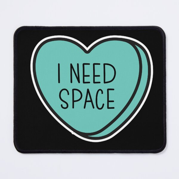 Item preview, I need space, introvert, Anti-Valentine, ew valentines conversation heart, rude valentines, anti valentine, eww valentines, ew valentines designed and sold by hitechmom.