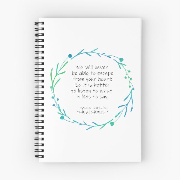 Item preview, Paulo Coelho Alchemist Quote designed and sold by HeatherMoonArt.