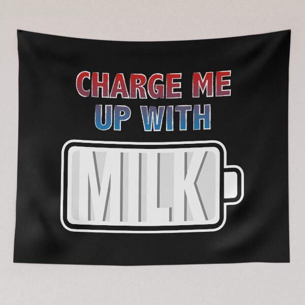 Item preview, Charge Me Up with Milk designed and sold by Moodific.