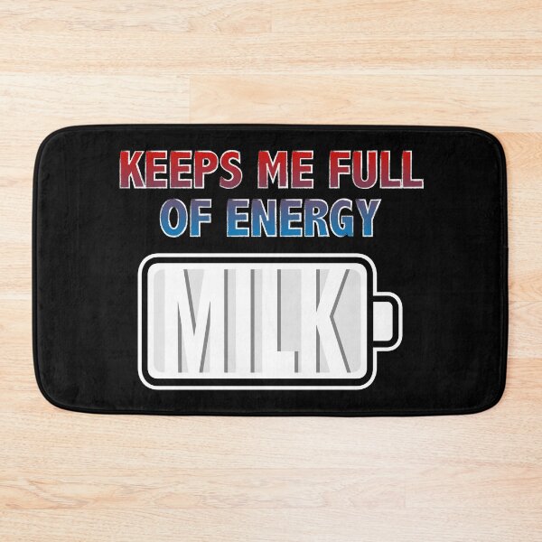 Item preview, Milk Keeps Me Full of Energy designed and sold by Moodific.