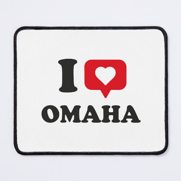 Item preview, I Love Omaha, I Heart Omaha, Hometown Omaha, Nebraska designed and sold by Danylo Mikhnievych.