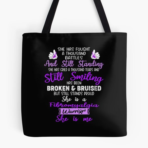 Item preview, Fibromyalgia Warrior SHE IS ME - Support Fibromyalgia Fighter Gifts designed and sold by Berriosly.