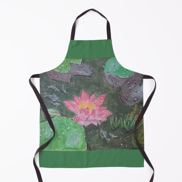 Item preview, Acrylic painting, beautiful pink waterlily flower designed and sold by naturematters.