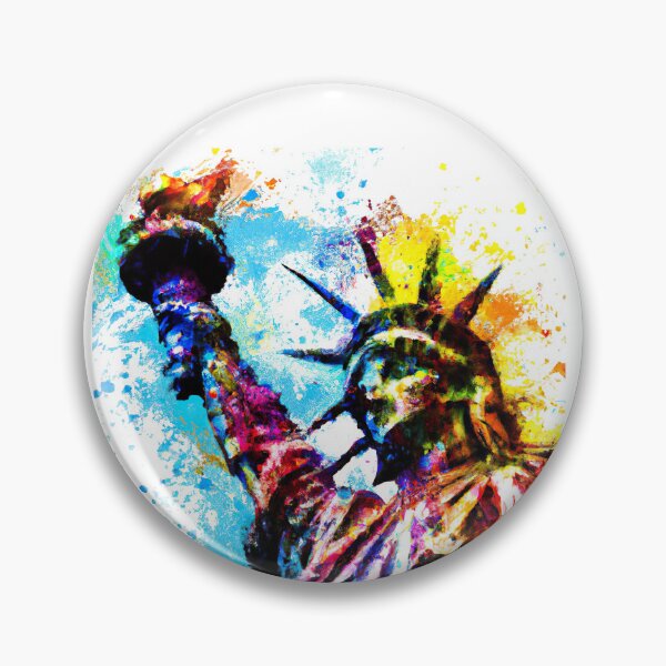 Item preview, Elegant Colorful Abstract Statue Of Liberty designed and sold by nicholekoch1.