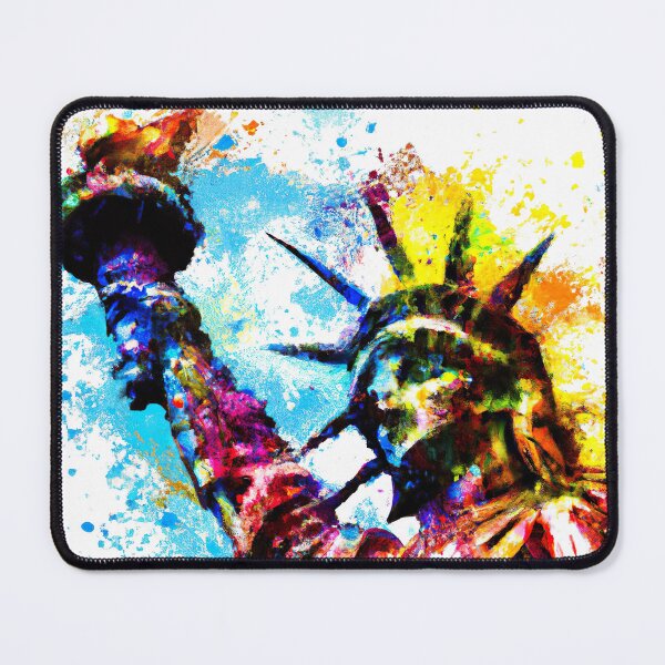 Item preview, Elegant Colorful Abstract Statue Of Liberty designed and sold by nicholekoch1.
