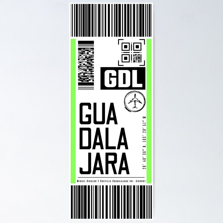 GUADALAJARA GDL Classic luggage tag airport sticker iPhone Case