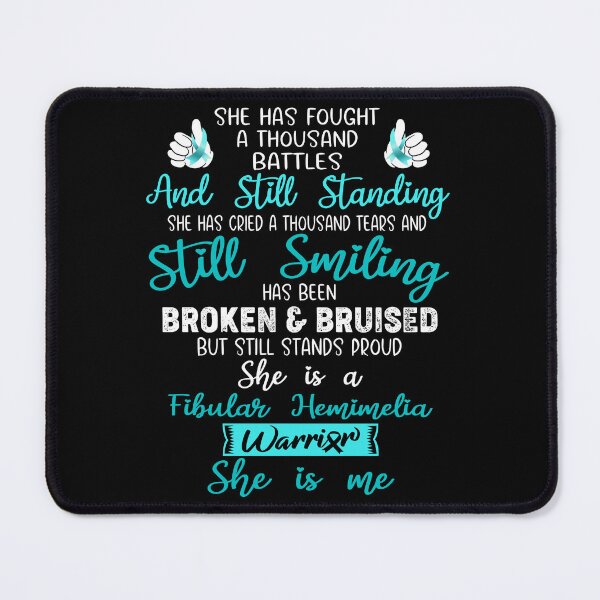 Item preview, Fibular Hemimelia Warrior SHE IS ME - Support Fibular Hemimelia Fighter Gifts designed and sold by Berriosly.