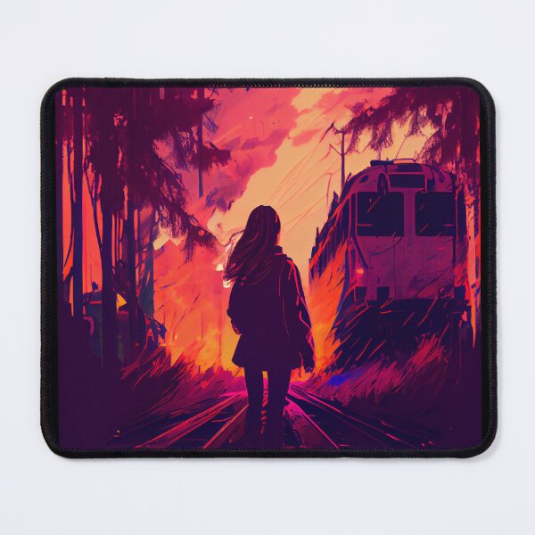 Item preview, Walking towards the Train designed and sold by LukeAiWalker.