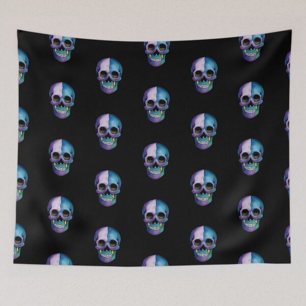 Item preview, COLORFUL  SKULL - WATERCOLOR PAINT  designed and sold by DanaMire.