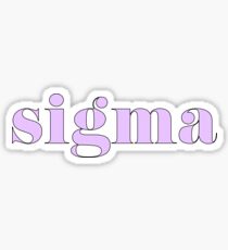 Sigma Sticker