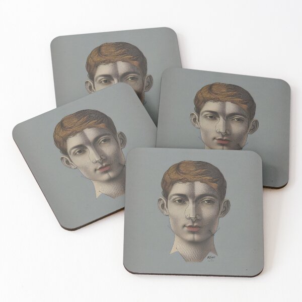 Item preview, Antique Man Portrait Botanical Illustration   designed and sold by LisaTumi.art.