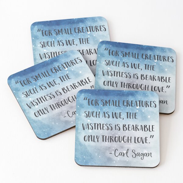 Item preview, Carl Sagan Love Quote  designed and sold by HeatherMoonArt.