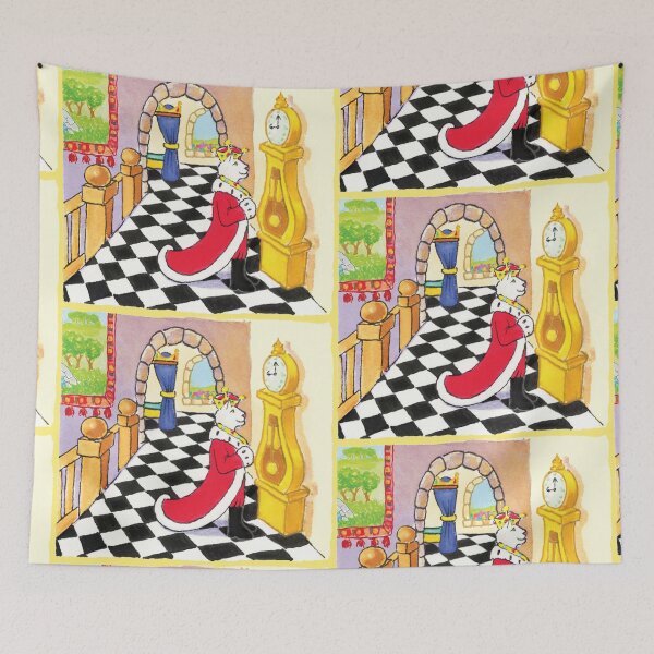 Item preview, "King Leo Watching Palace Clock" designed and sold by gigiamal.