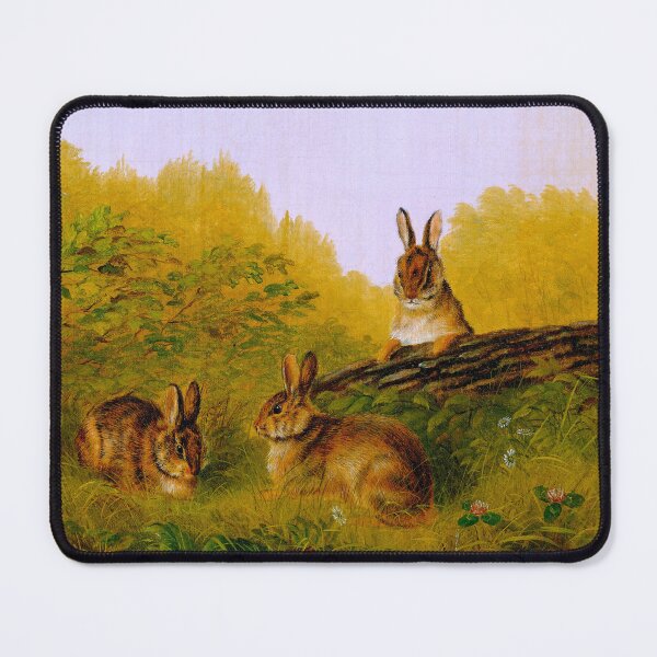 Item preview, Rabbits on a Log - Arthur Fitzwilliam Tait designed and sold by SimpleJoyStyle.