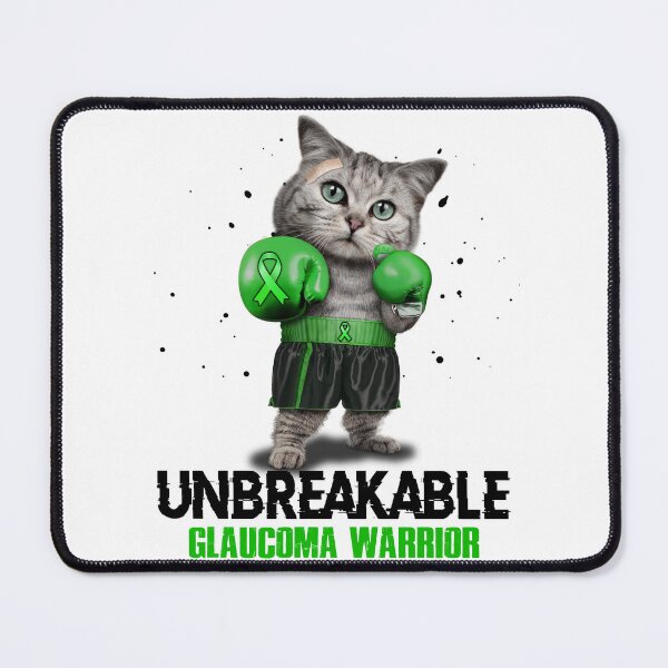 Item preview, Glaucoma Warrior - UNBREAKABLE - Glaucoma Ribbon designed and sold by EdithShop59.