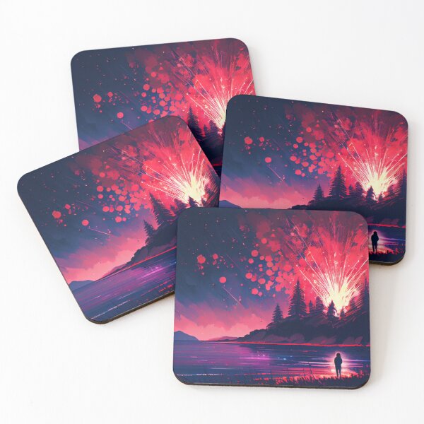 Item preview, Fireworks in the Night Sky designed and sold by LukeAiWalker.