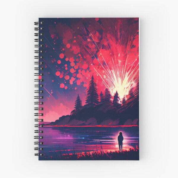 Item preview, Fireworks in the Night Sky designed and sold by LukeAiWalker.