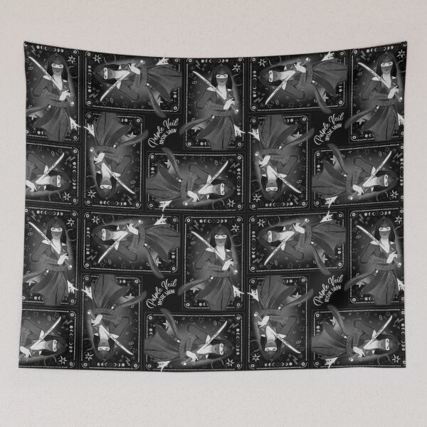 Item preview, Ninja Greyscale designed and sold by PurpleveilEshop.