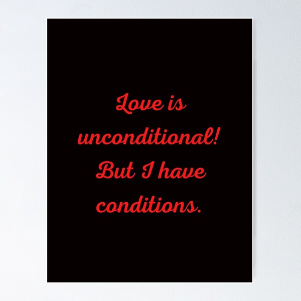 Item preview, Love is unconditional designed and sold by hazelknott.