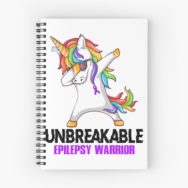 Item preview, Epilepsy Awareness - Unicorn Epilepsy Warrior Ribbon UNBREAKABLE designed and sold by Fernandezf.