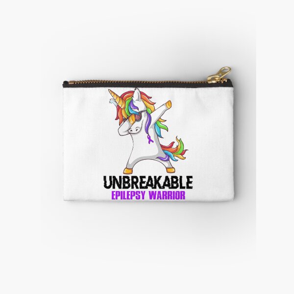 Item preview, Epilepsy Awareness - Unicorn Epilepsy Warrior Ribbon UNBREAKABLE designed and sold by Fernandezf.