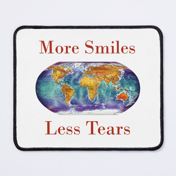 Item preview, More Smiles Less Tears Racism designed and sold by CrankyOldDude.