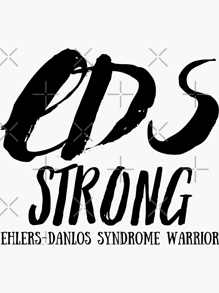 "EDS EhlersDanlos syndrome" Sticker for Sale by Lillieoandco Redbubble