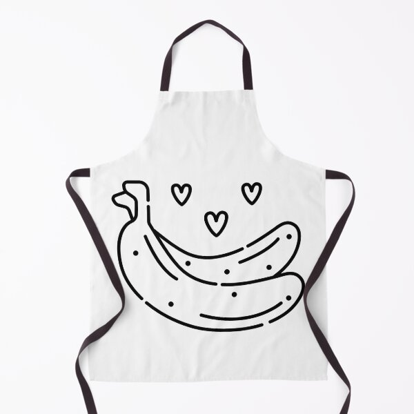 Item preview, Two black outline bananas, love to fruits designed and sold by OM-lova.