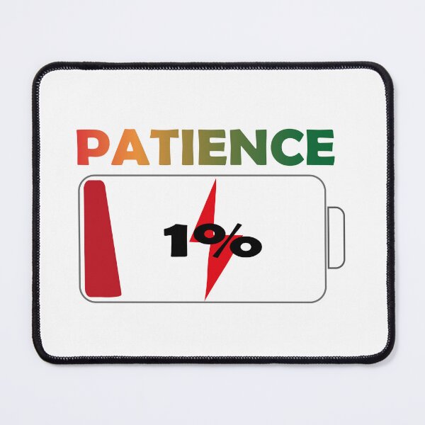 Item preview, Bateria da paciência acabando 1% designed and sold by GirlaineSQ.