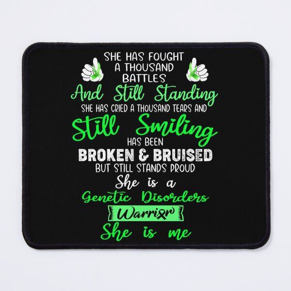 Item preview, Genetic Disorders Warrior SHE IS ME - Support Genetic Disorders Fighter Gifts designed and sold by Berriosly.