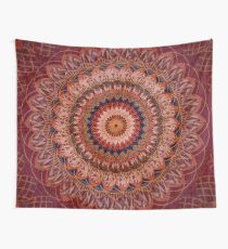 Mandala Gemstone Glory Wall Tapestry
