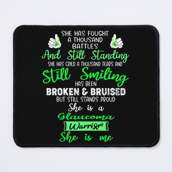 Item preview, Glaucoma Warrior SHE IS ME - Support Glaucoma Fighter Gifts designed and sold by Berriosly.