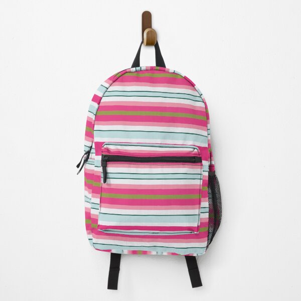 Item preview, Mexican rebozo texture kawaii hot pink serape stripes designed and sold by T-Mex.
