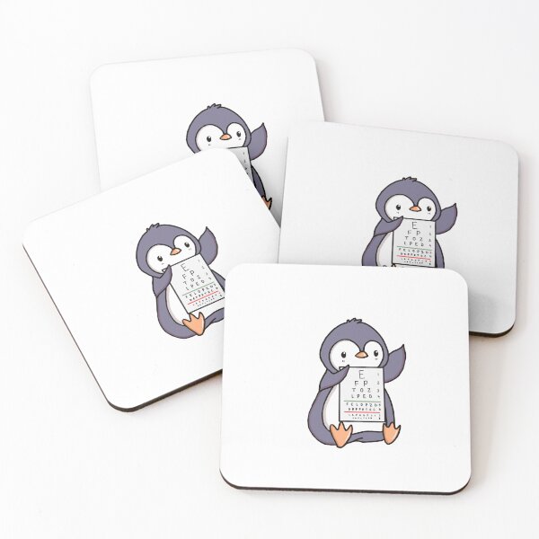 Item preview, Cute Penguin Optometry Eye Sticker designed and sold by stutipatel.