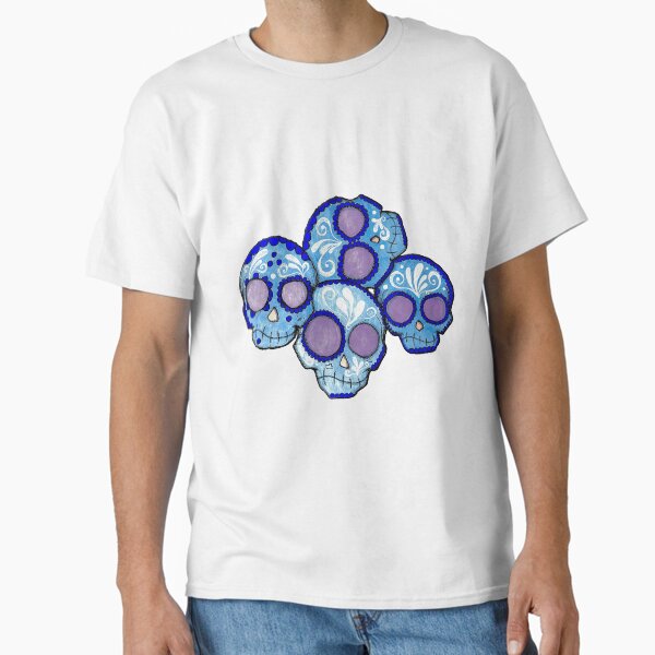 Item preview, Blue Sugar Skulls designed and sold by Pepecalavera.