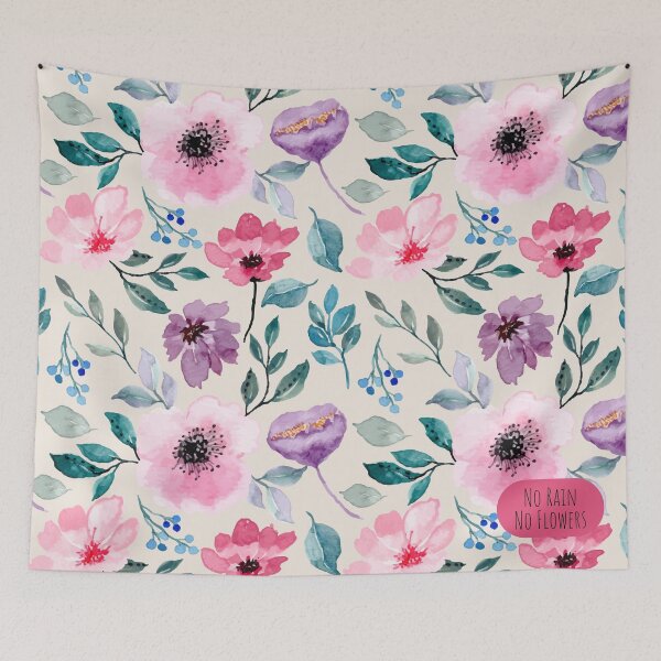 Item preview, No Rain No Flowers Floral Pattern  designed and sold by KarolinaPaz.